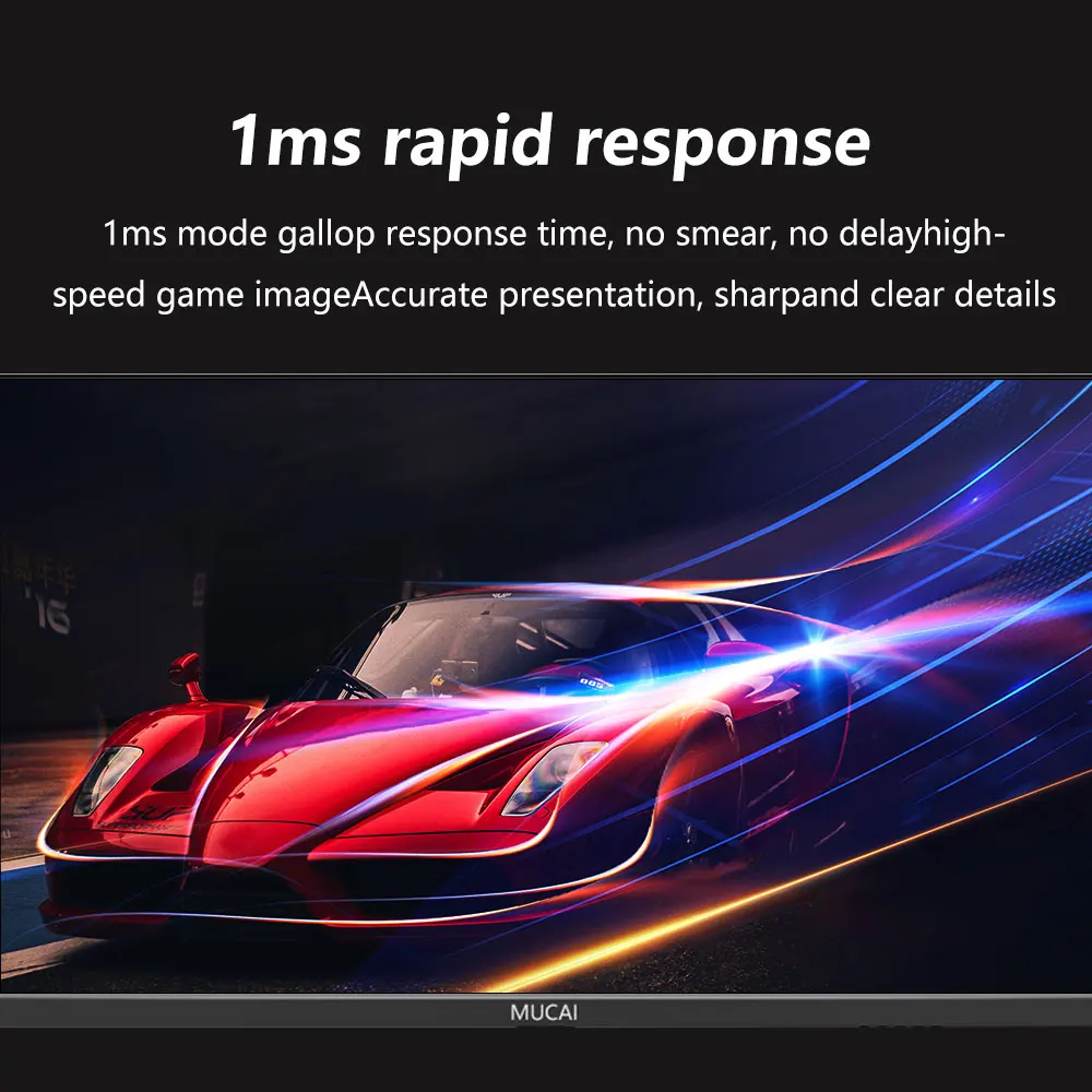 MUCAI-32 ġ , 144Hz ӿ 2K ǻ QHD 165Hz ÷, 1440P  ȭ DP HDMI ȣȯ   2560*1440