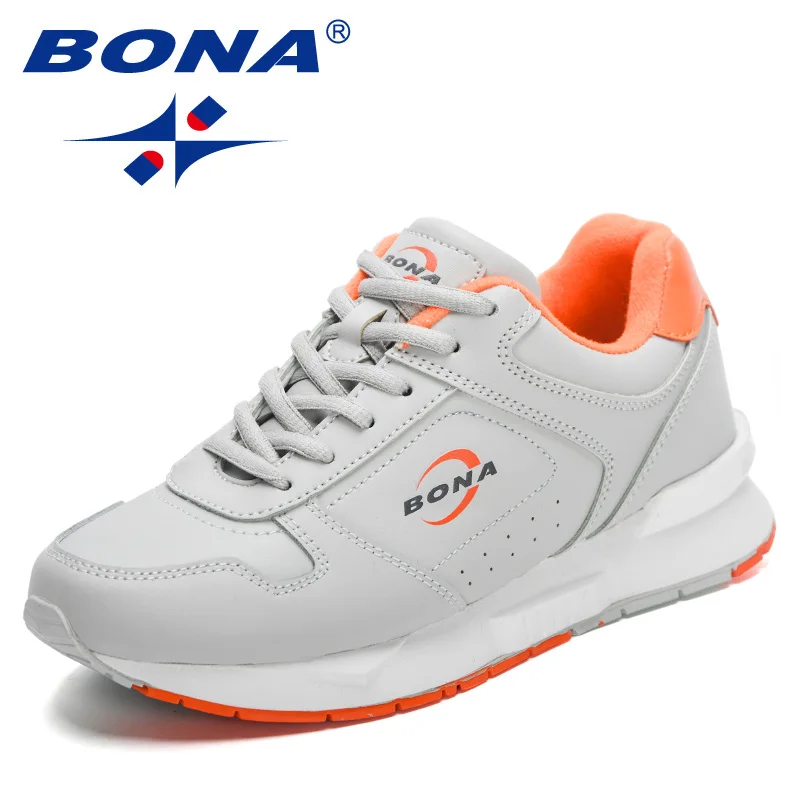 Women Fashion Running Shoes BONA Designers Brand Classics Sneakers Casual Walking Footwear Ladies Comfort womens sneakers running shoes