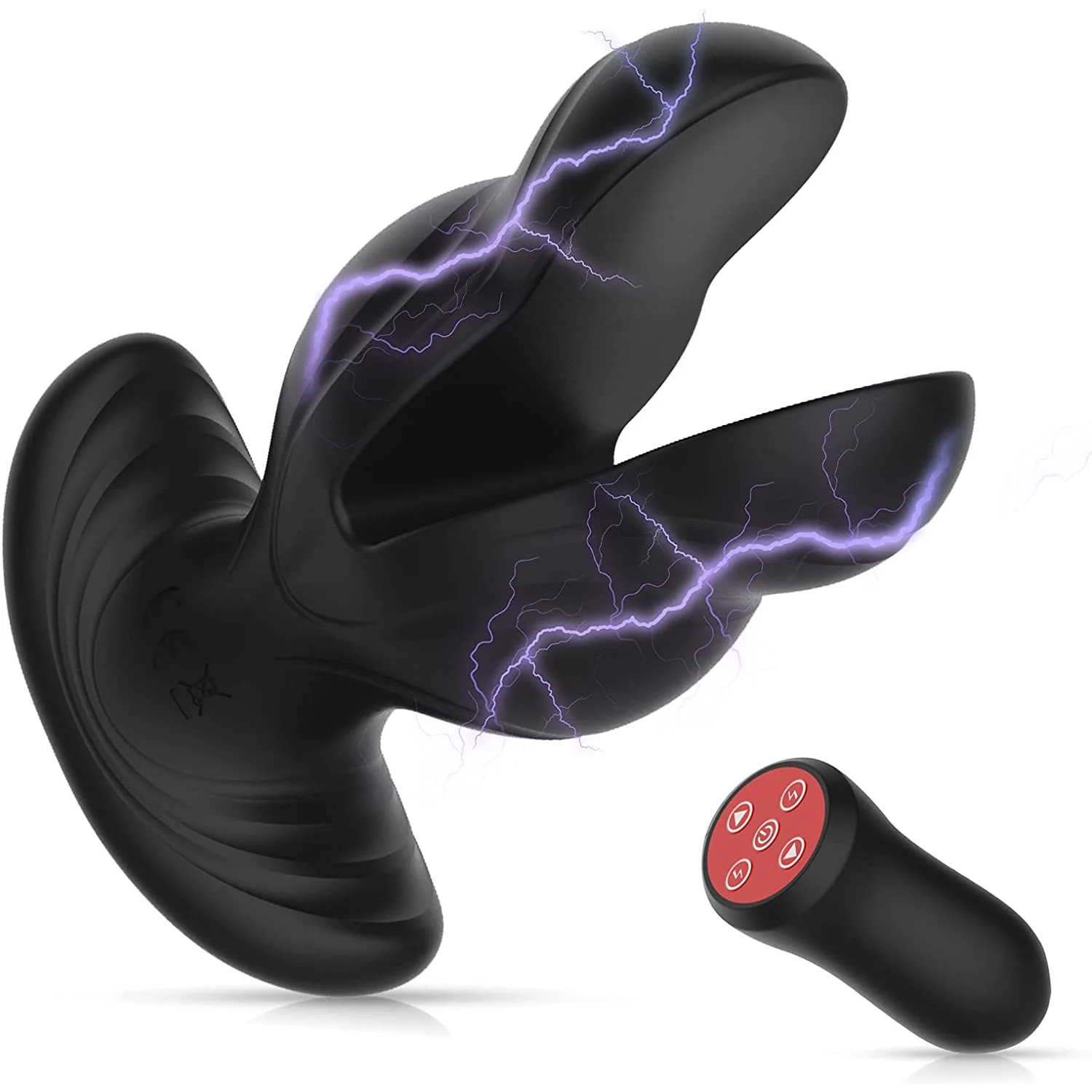 Anal Prostate Massager Vibrator Electric Shock Butt Plug Vibrating Anal Clitoral G-Spot Stimulator Remote An_voghion.com