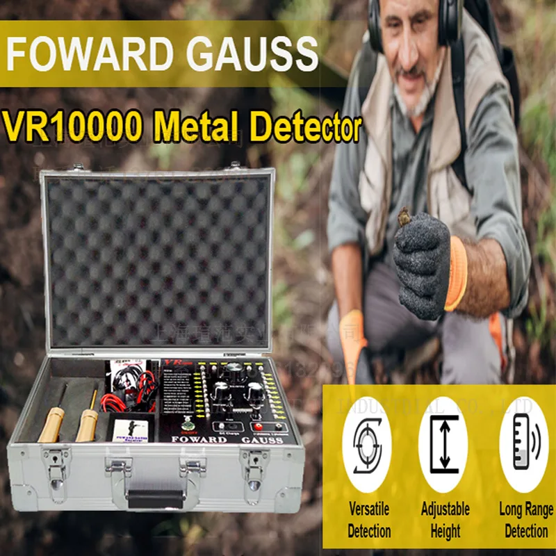 

Металлоискатель для золота VR10000, детектор для удаленного поиска золота под землей, обнаружение драгоценных камней