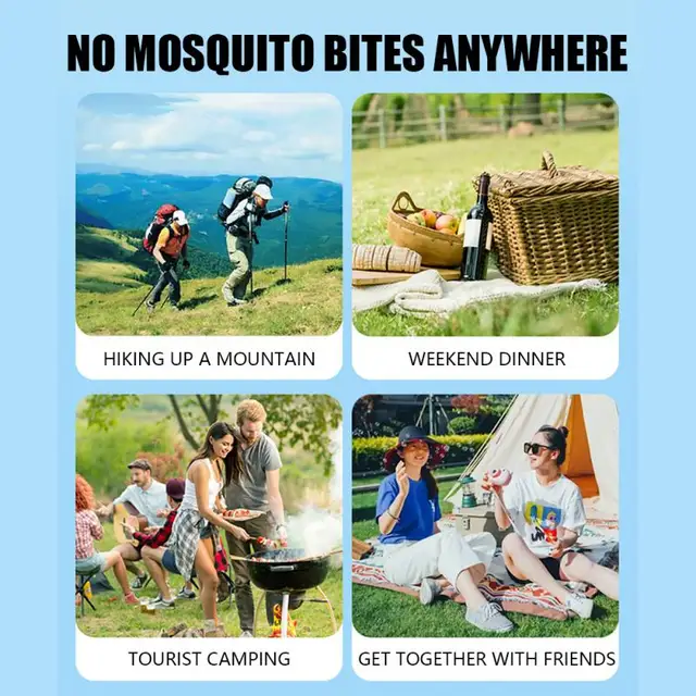2023 Új Hordozható Elektronikus Ultrahangos Szúnyogriasztó Karkötő Nélkülözhetetlen A Kültéri Kempinghez Időmegjelenítéssel - Image 5