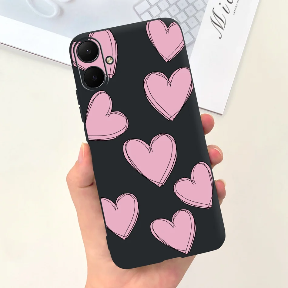Cute Cartoon Candy Color Soft Silicone TPU Back Cover Phone Case