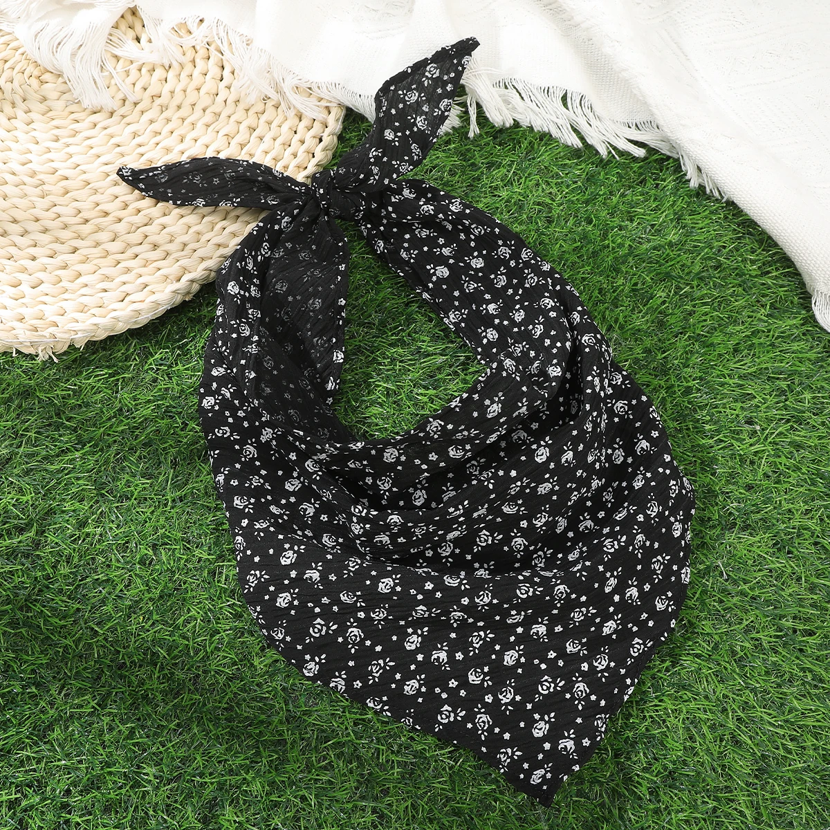 Women Bohemia Hair Scarf Styling Retro Headbands Ladies Simple Photo Headwear Hair Accessories Girls Elegant Turban Bandana Gift