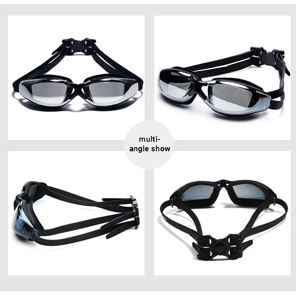 Professional Adult Anti-fog UV Protection Lens Men Women Swimming Goggles Waterproof Adjustable Silicone Swim Glasses