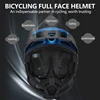 Eastinear's New Adult Bicycle Mountain Bike Helmet Full Face Detachable One-piece Motorcycle Riding Safety Helmet Head Protectio 4