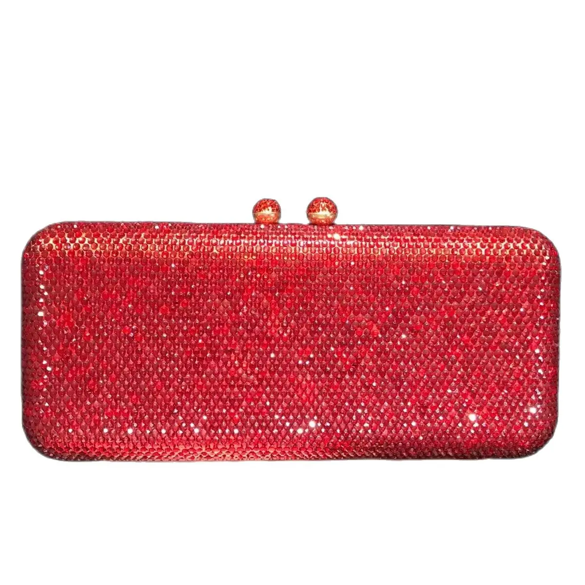 Rhinestone Bag Shining Crystal Rhinestones  Evening Bag Wedding Clutch Bag Long Purse for Women Fashion Party Shoulder Bag