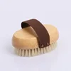 Dry Skin Body Massage Brush Natural Bristle Ebony Dead Skin Remover Blood Circulation Massage Tool Bath Brush Body Brush 2