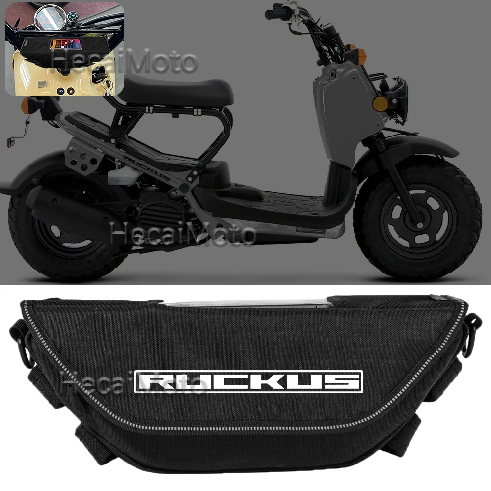 

For Honda RUCKUS Motorcycle accessory Waterproof And Dustproof Handlebar Storage Bag navigation bag