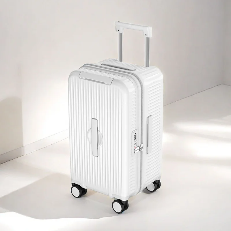 New Luggage Multifunctional Luggage Trade Large Capacity Cup Holder PC Ultra light Trolley Suitcase Universal Travel Suitcase