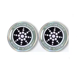 EMF Protection Stickers - Advanced Anti - Radiation Shield (Silver 2pcs)