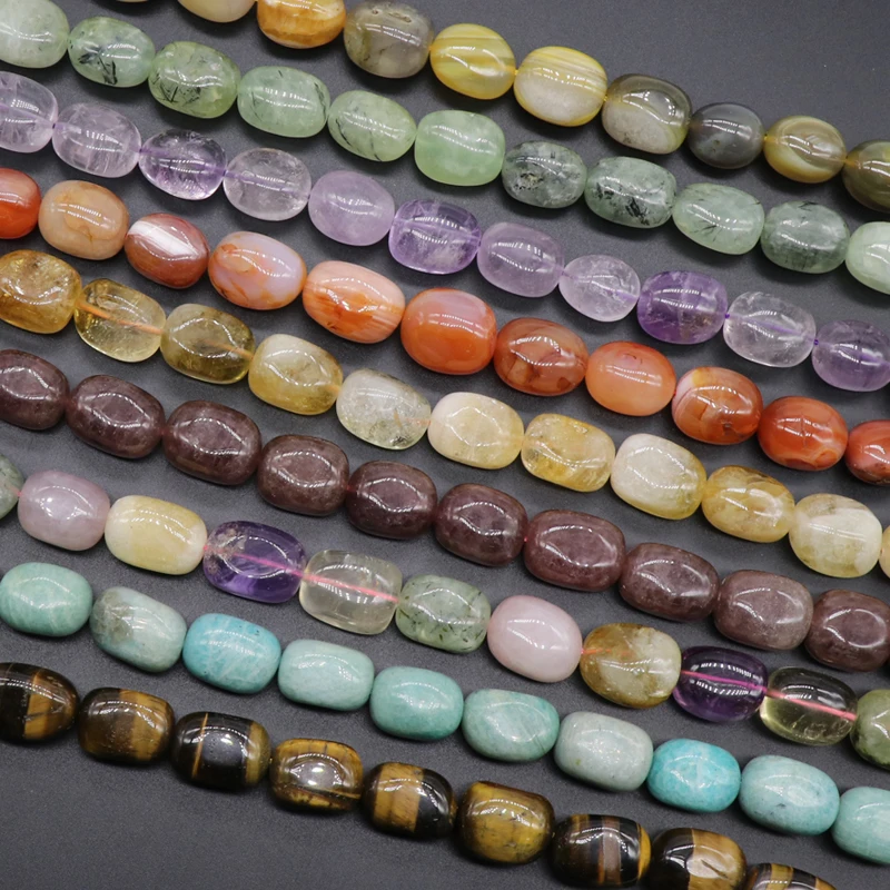 1520mmIrregularNaturalStoneBeadBigGemstoneDIYLooseBead