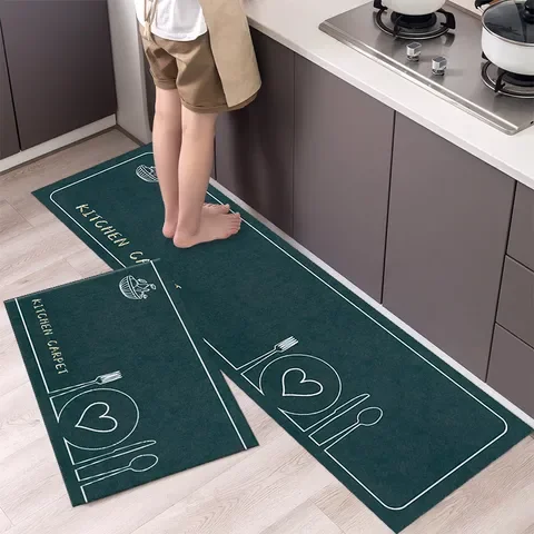 

Mat Kitchen Carpet Bath Floor Washable Durable Home Entrance Doormat Bathroom Living Room Decorative Bedroom Rugs