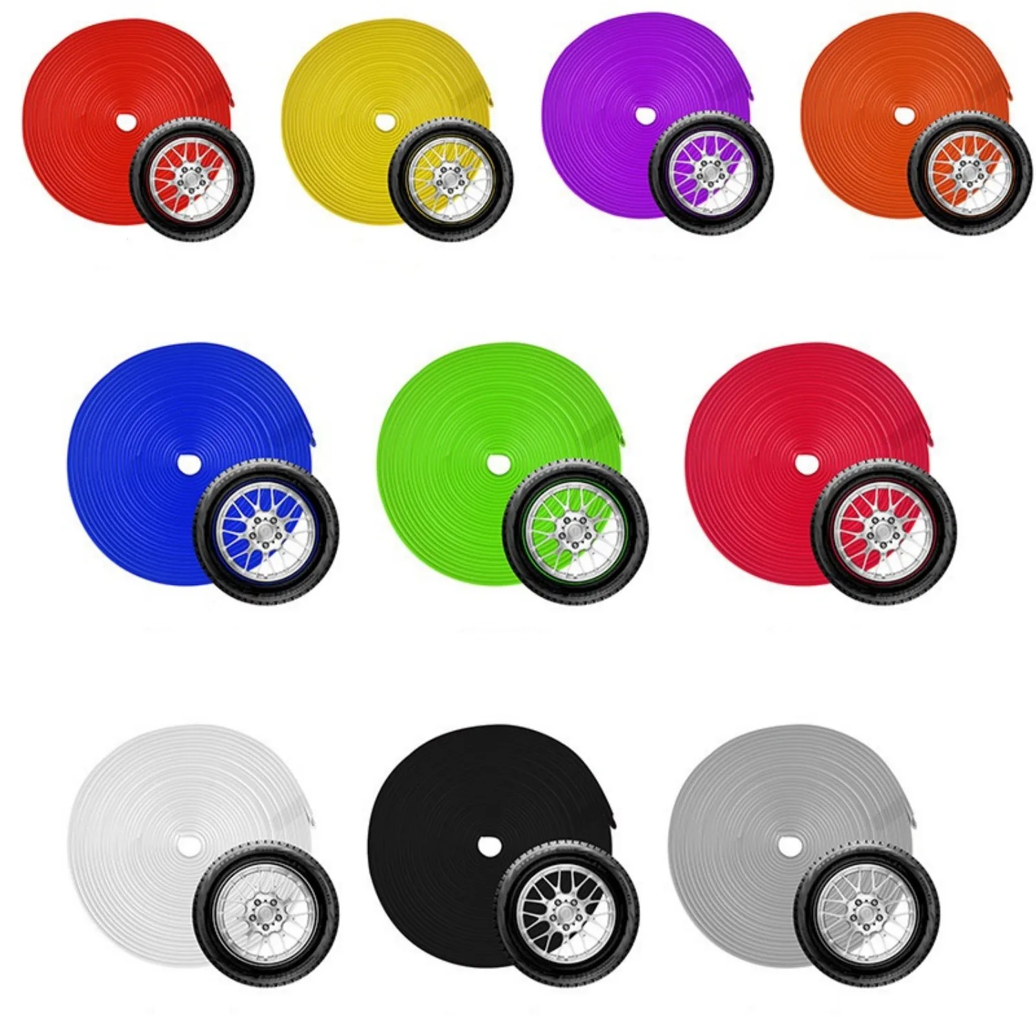 Universal8MCarRimProtectStripWheelEdgeProtectorCarWheel