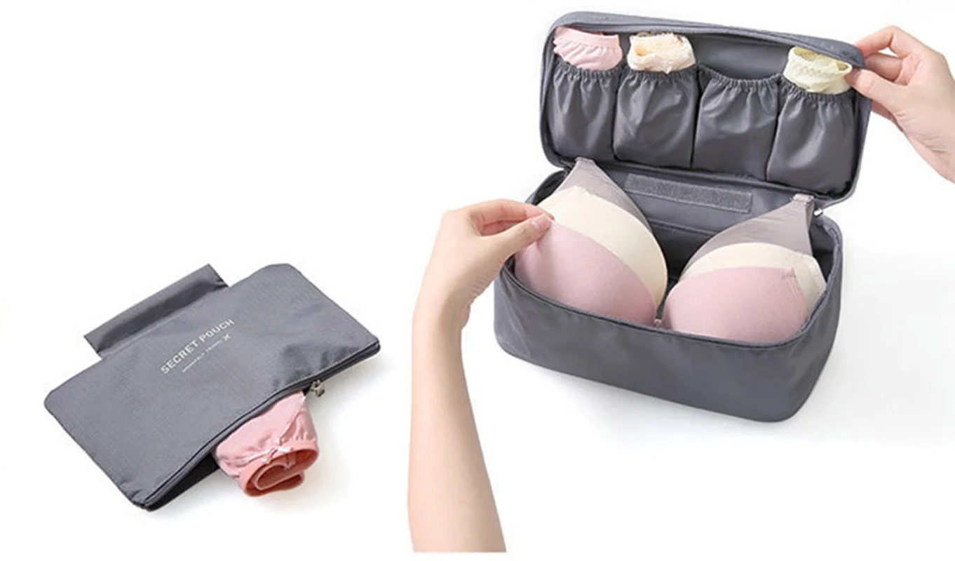 Multifunctional Socks Storage Box Travel Bra Organizer Bag Portable Underwear Classification Pouch storage box
