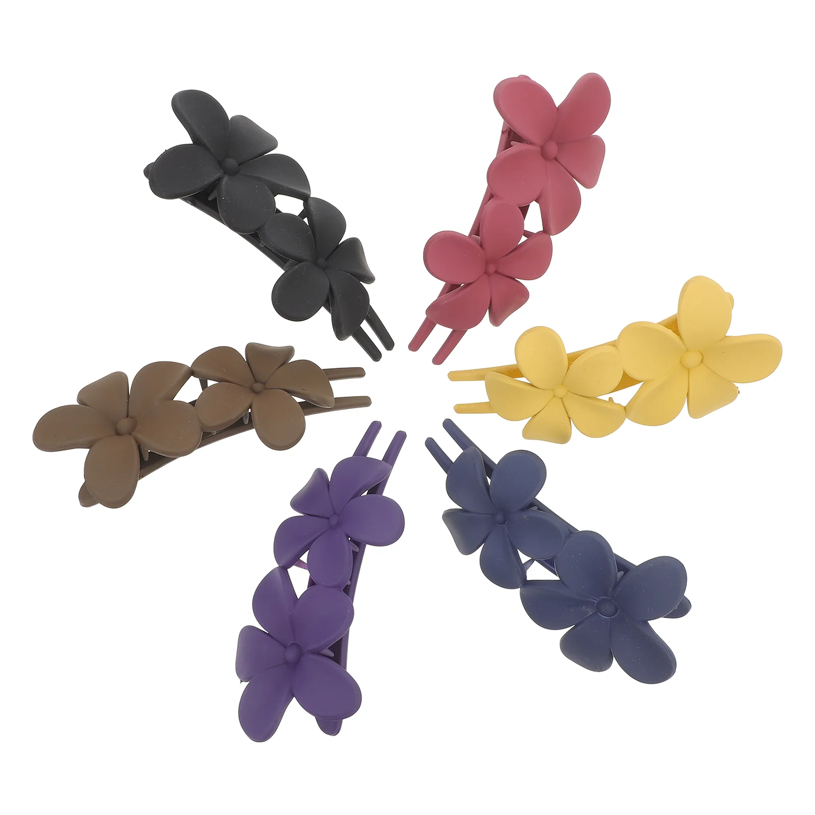 

6 Pcs Clip Headwear Hair Snap Clips Barrettes for Women Thick Unique Claw Small Wild Headgear Miss Accessories Decorations