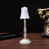 1/6 Scale White LED Desk Lamp Model Furniture for Hot Toys BJD Dollhouse Accessory Kids Pretend Play Toys 6