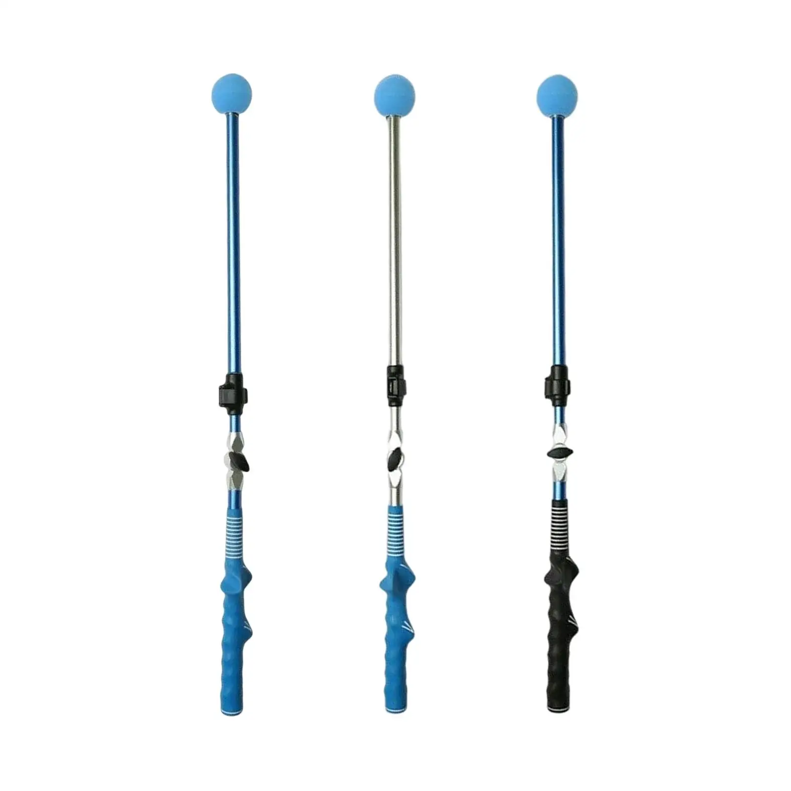 

Golf Swing Trainer Telescopic Swing Training Aid Folding Warm up Stick for