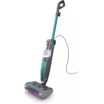 3-in-1 Steam Mop for Sealed Hard Floors Green Lightweight Steam Cleaner with Debris Pickup Deep Sanitizing Renewed 1