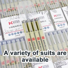 

Pigment Liner Manga Markers Set Neelde Art Drawing Paint Brush Pen Waterproof Sketching Stationery School Supplies 5/7/9/12 pcs