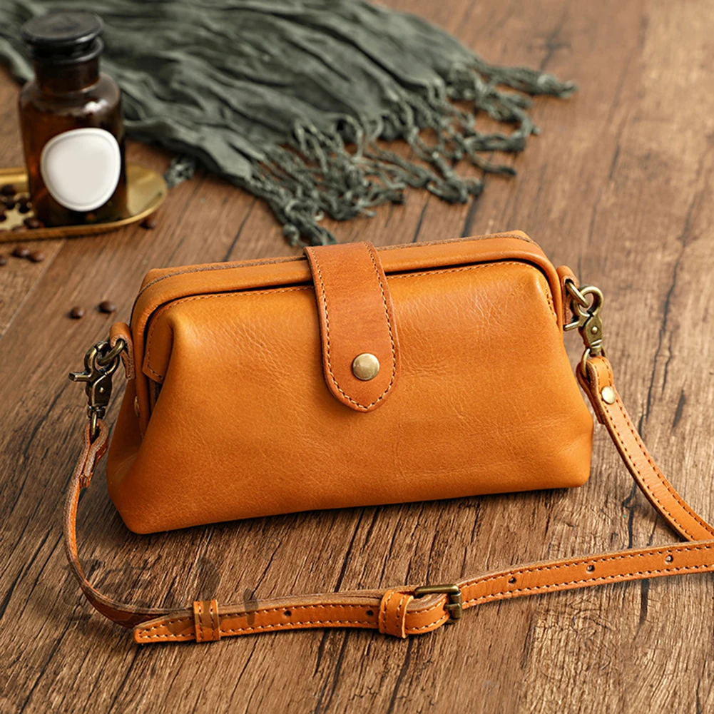 Leather Shoulder Bag. Handmade Crossbody Bag Women With 