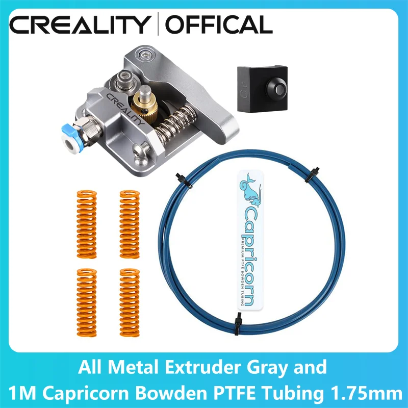 

Creality Official All Metal Gray Extruder 1M Bowden PTFE Tubing 1.75mm 3D Printer Accessories for Ender-3 Ender-5 CR-10 Series