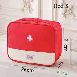 Compact Waterproof Medical Storage Bag - Portable and Eco - Friendly First Aid Organizer (Red - S)