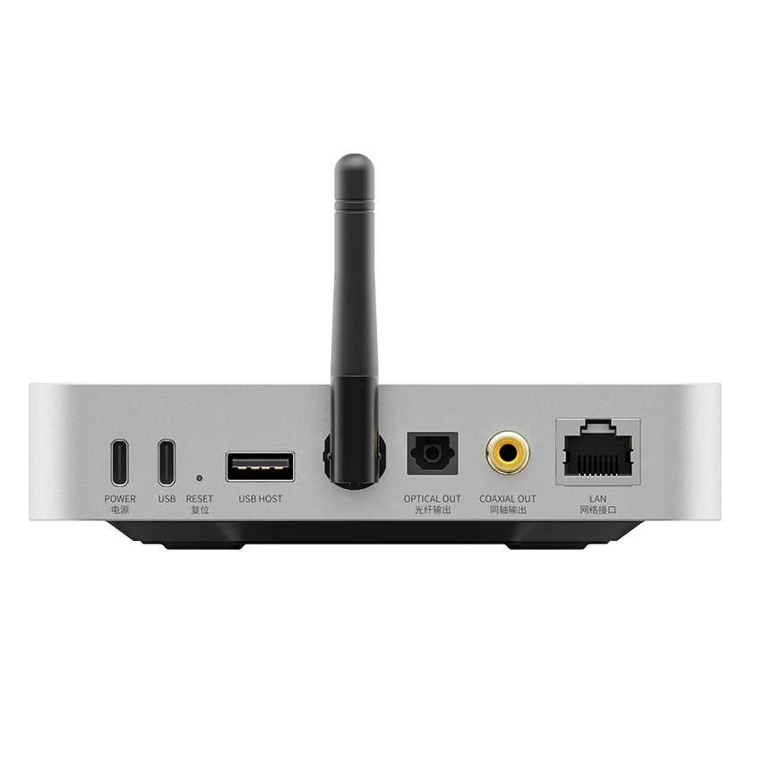 FiiO SR11 Hi-Res Streameing Music Receiver Support AirPlay Roon Ready 2.4G-5G dual band WiFi PCM768 DSD256 Remote Control Audio streamer receiver