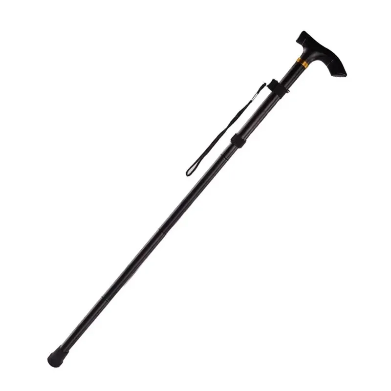 Adjustable Length Telescopic Folding Hiking Stick for Elderly People