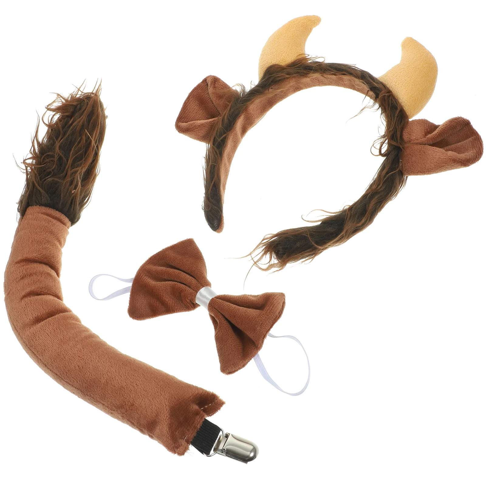 

Ear Headband Cloth Party Accessory Costume Tail Prop Animal Design Headbands Hair Performance Hoops Demon Lovely Plush