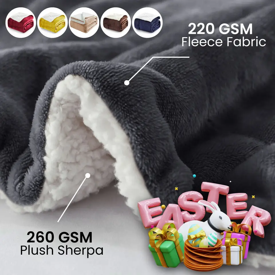 WIWIDANG Dikke Fuzzy Sherpa Fleece antislip bankhoes, winter dikke pluche bankhoes, sherpa fleece kussen meubelbankhoes bankhoes (45 x 45 cm/17,7 x