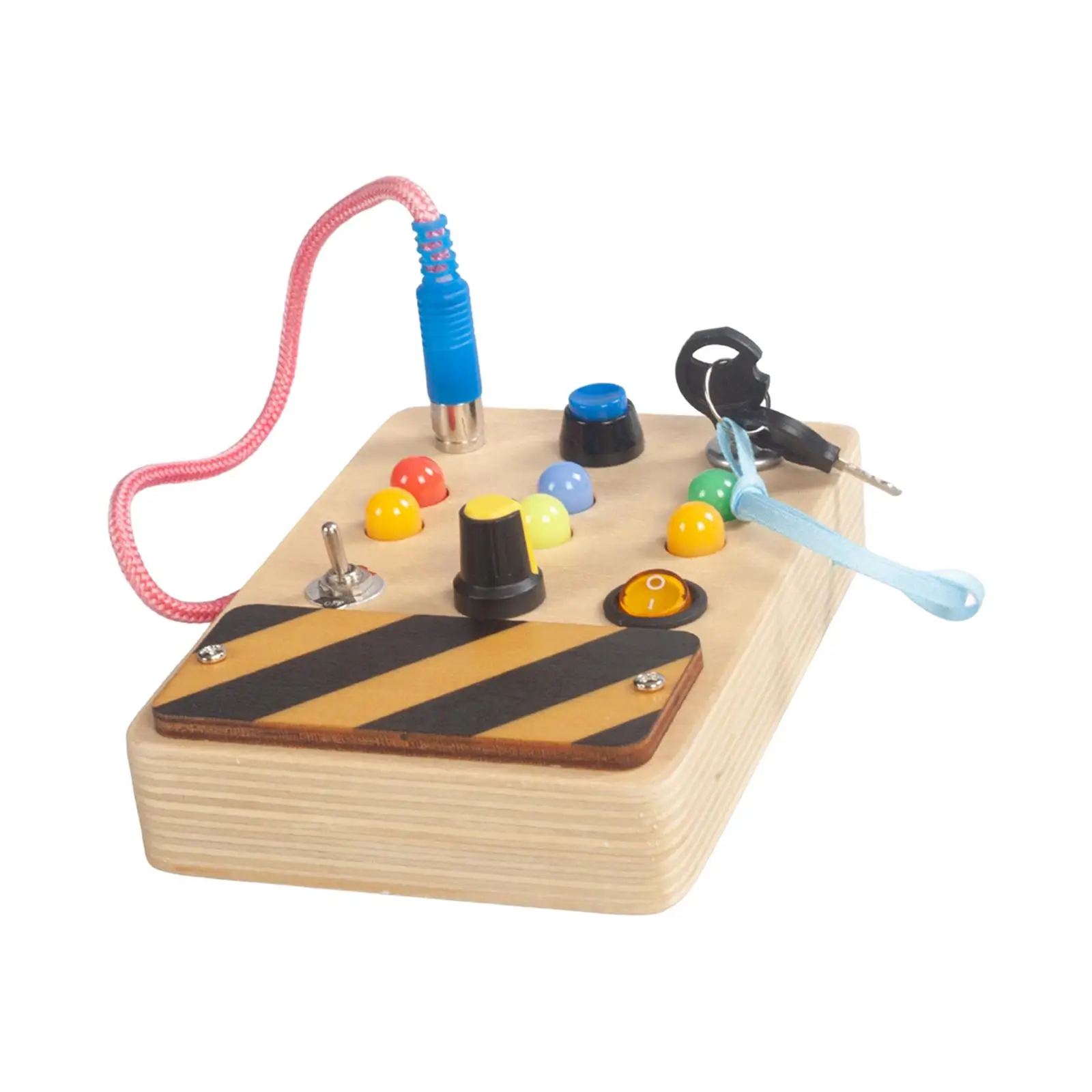 

Busy Board Sensory Toy with Toggle Switch Fine Motor Skills Montessori Toy for 2 3 4 Year Old Preschool Boys Girls Kids Gifts