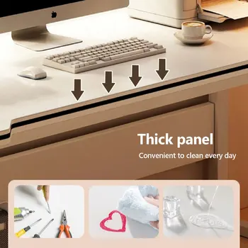 Gaming Desk Computer Writing Table Student Art Modren Simple Style PC Wood Suitable for Home, Office 6