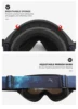Skiing Goggles Windproof Cycling Motorcycle Goggles Winter Anti-Fog Snowboard Ski Glasses Ski Mask Tactical Goggle Sunglasses 6