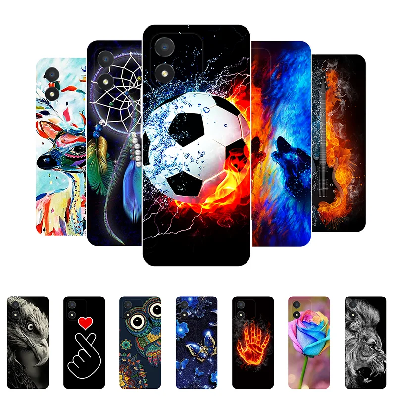 Handvest is er inkt for Honor X5 Case 2023 Football Soft Silicone Back Cases for Huawei Honor X5  Phone Cover HonorX5 X 5 etui Bumper - AliExpress