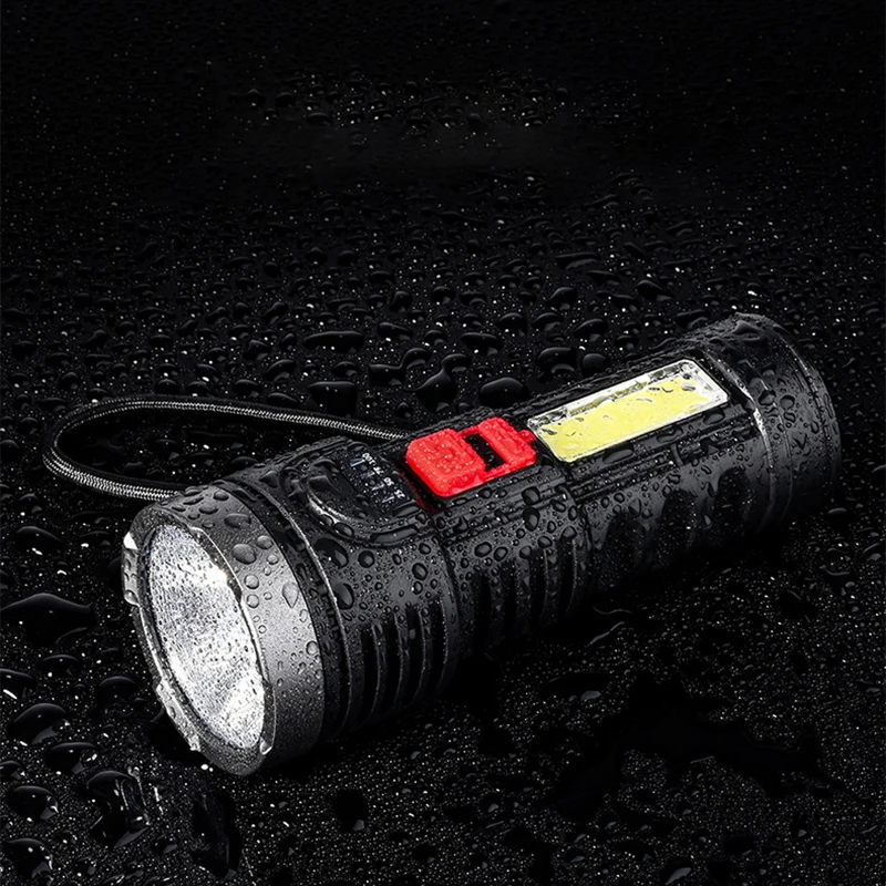 

Led Rechargeable Torch Powerful Tactical Flashlight Outdoor Lighting Battery Flashlight Diving Lamp Lampe Torche Police Lights