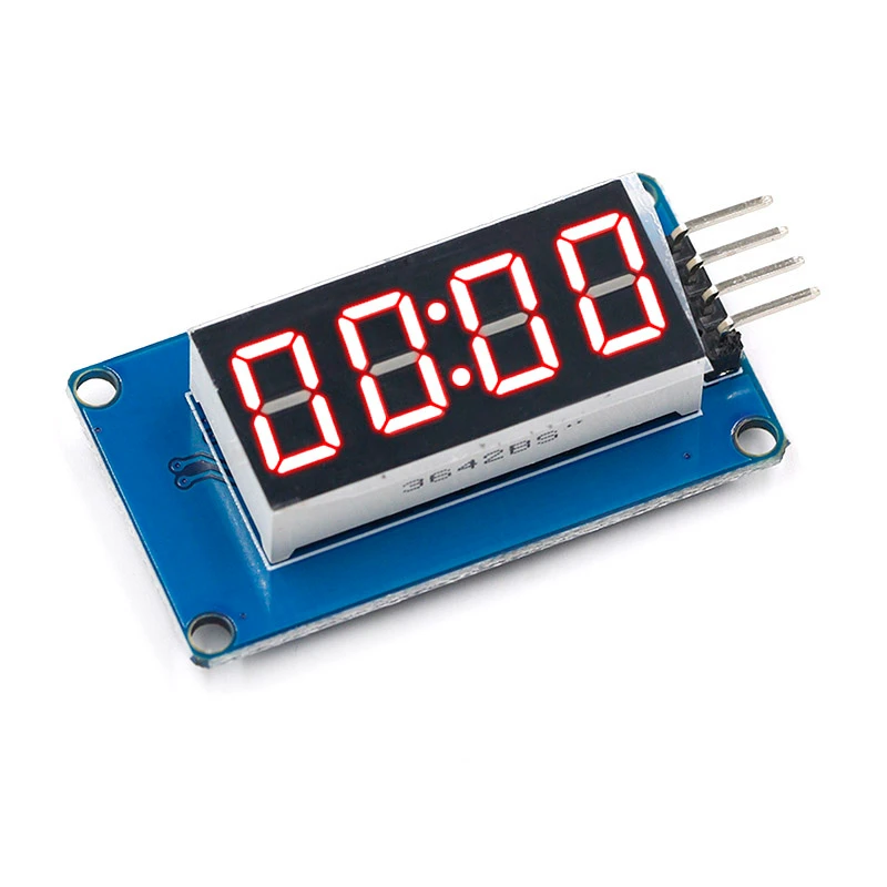 LED Digital Tube Display TM1637 4 Bits Digital LED Display Module For arduino 7 Segment 0.36Inch Clock RED Anode Tube Four Serial Driver Board Pack