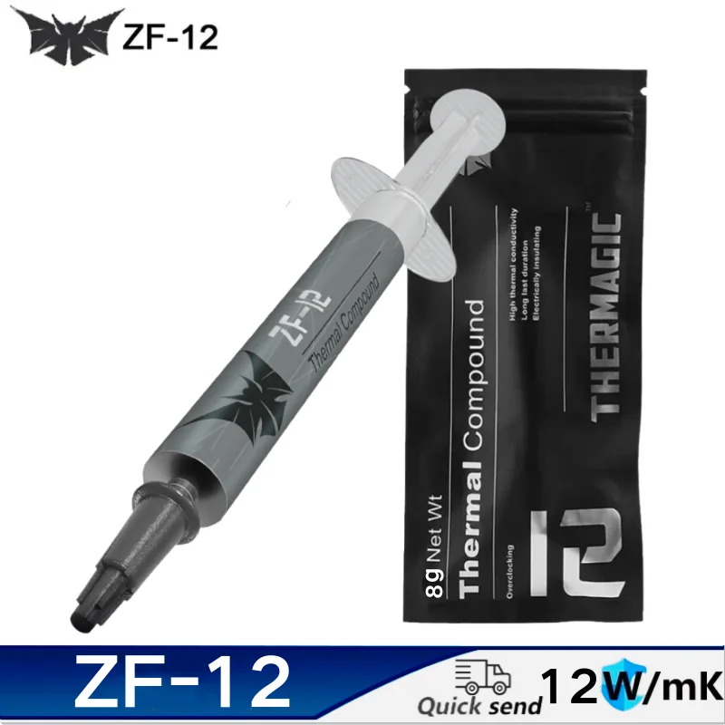 CPU Thermal Paste zf 12w zf-12 Thermal Grease Silicone Plaster thermal paste