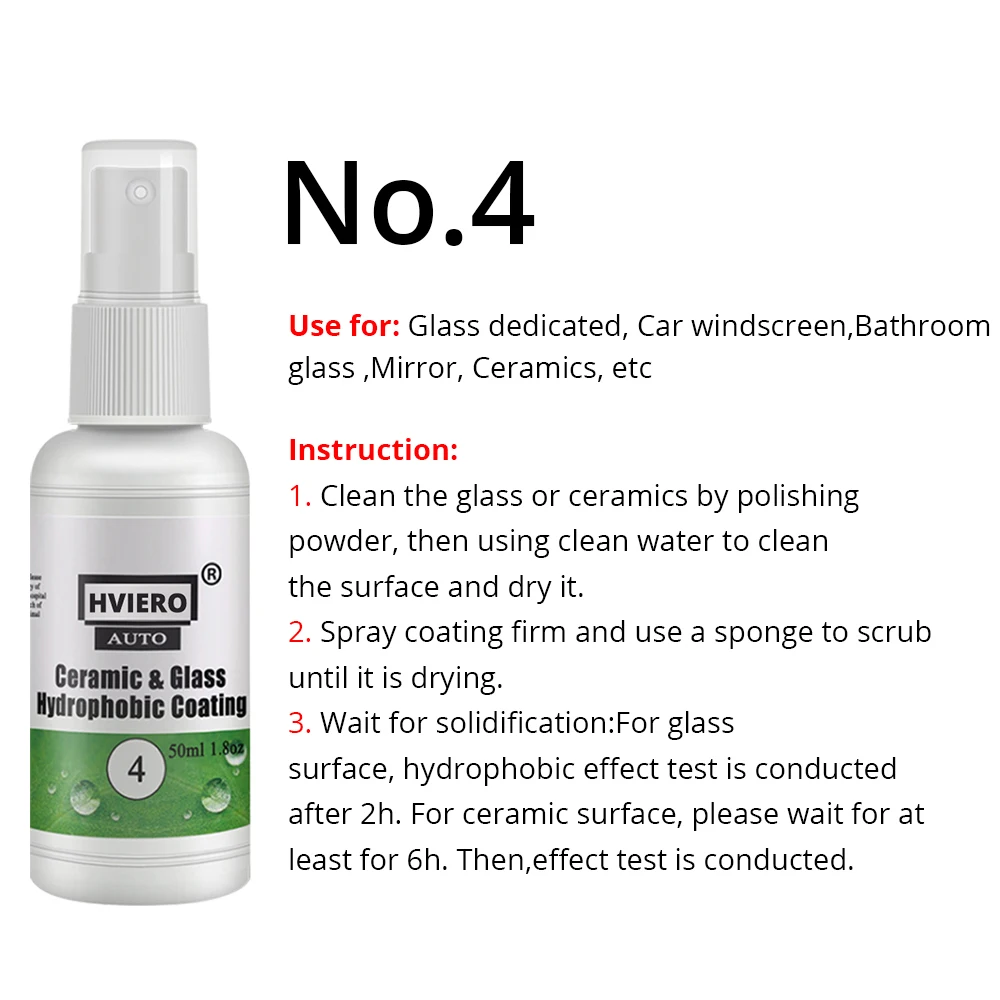 Repair4 Auto Paint Care Glass Nano Hydrophobic Coating Anti-rain Windshield Rainproof Agent Spray Car Remover Polish Accessories