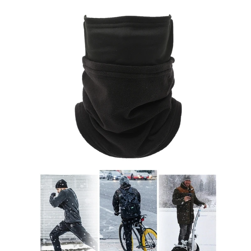 

Winter Fleece Neck Warmer Fishing Running Scarf Face Cover for Adult Unisex