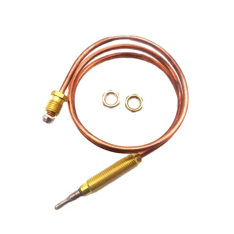 3pcs Outdoor Heater Gas Grill Accessories Flameout Protection Universal Thread 600mm Thermocouple