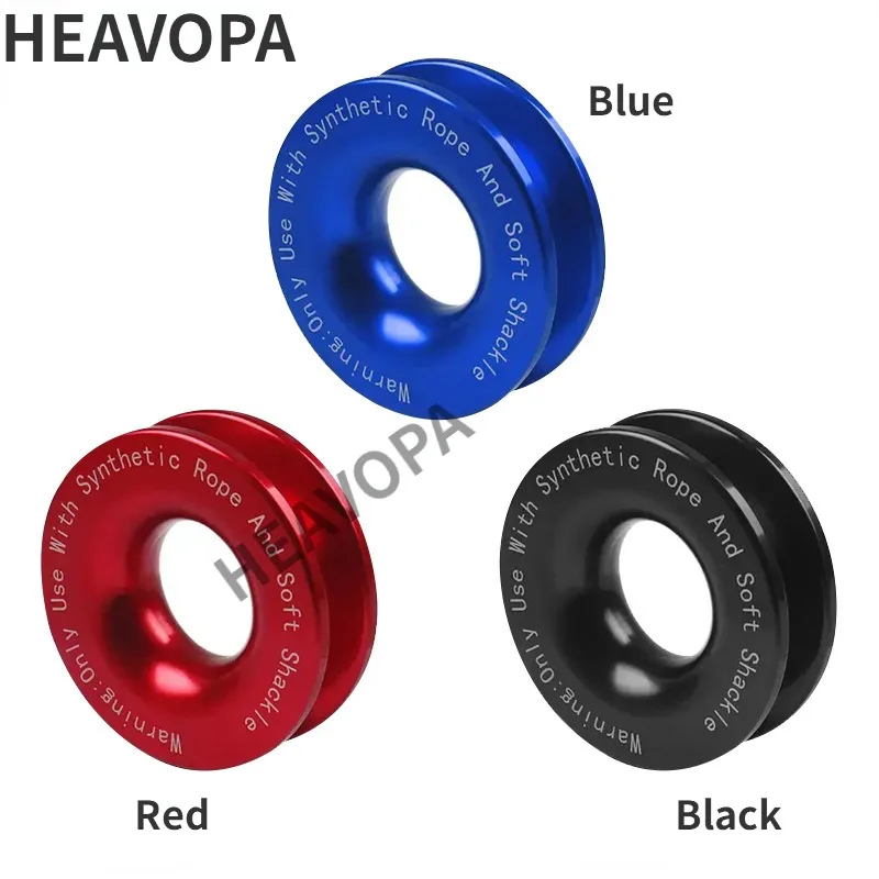 Car modification towing wheel trailer rescue hook ring snatch recovery ring,made of aluminum alloy,lightweight and easy to carry