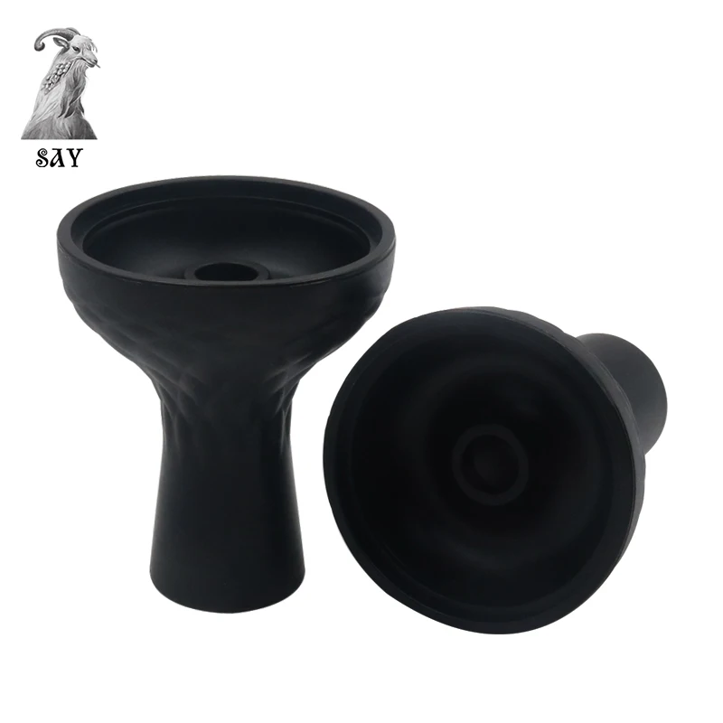 Hookah Accessories Hookah Holder SY Single Holes Black Silicone Tobacco Bowl Shisha Hookah Nargile Sheesha Narguile Chicha Holder Smoking Accessories Vattenpipa