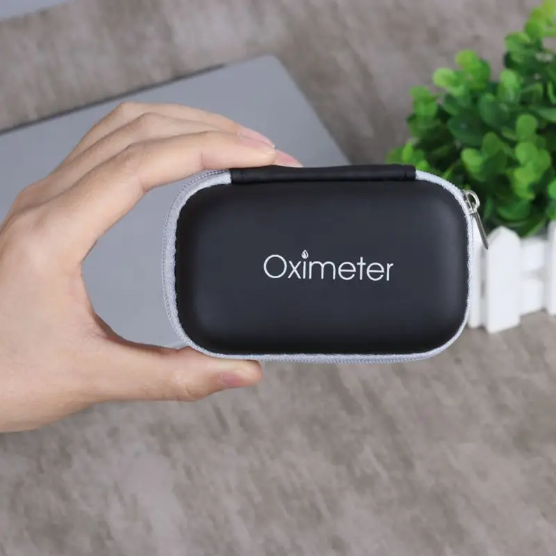 Pulse Oximeter Case-Nylon O2 Saturation Monitor Case-SPO2 Pulse Oximeter Carry Case-Portable Oxygen Sensor Carry Pouch M4YD for pulse oximeter case