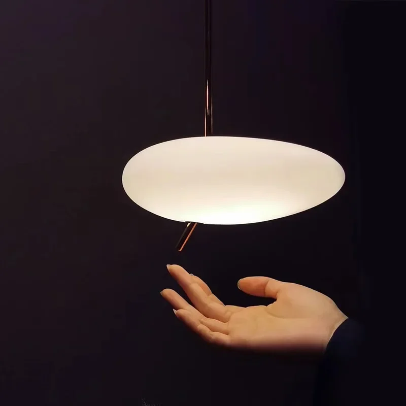 

Nordic LED Pendant Light For Bedroom Living Room Dining Room Study Simple Touch Switch Glass Pebble Indoor Decorative Chandelier