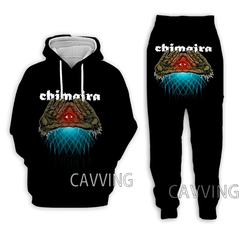 CHIMAIRA Rock  3D Printed Casual Hoodies Hooded Sweatshirt Pants Jogging Pants Trousers Suit Clothes Women/ Men Sets 4