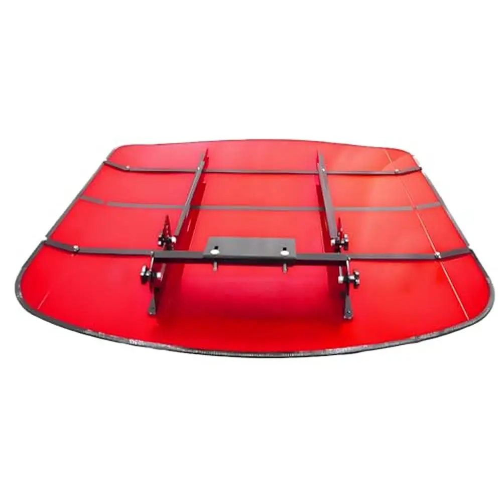 Tractor ROPS Canopy Umbrella Canopy High-Density Thermoplastic  Canopy Universal Mounting Bracket Resilient Non-Fading Durable 2