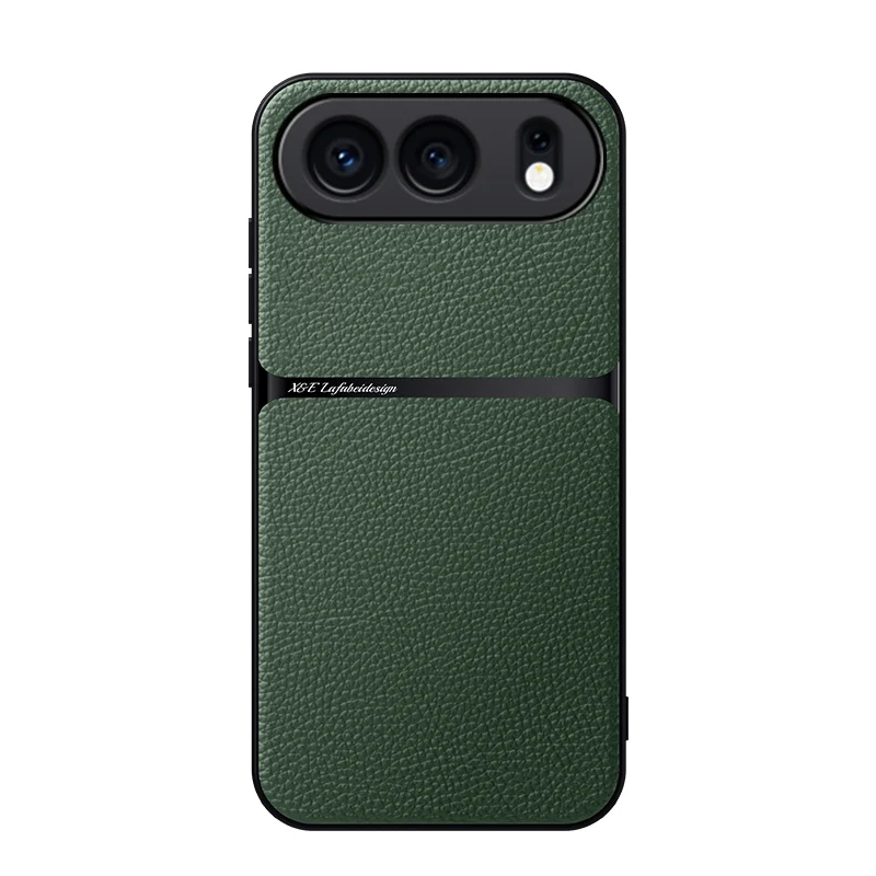 Frosted Leather Texture Magnetic Protection Bumper Case