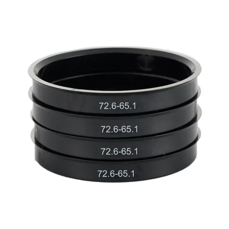 4Pc Hub Centric Ring Car Wheel Bore Center Hub Ring 72.6-65.1 For BMW For Range Rover Wheels Transporter T5 T28 T32 car wheel hub ring