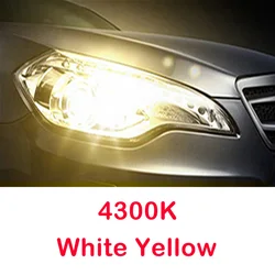 High - Performance Double Copper Tube LED Headlight Bulb, 30,000LM, 200W, Dual - Color 6000K/4300K, 12V/24V Compatibility - H7 (4300K White Yellow)