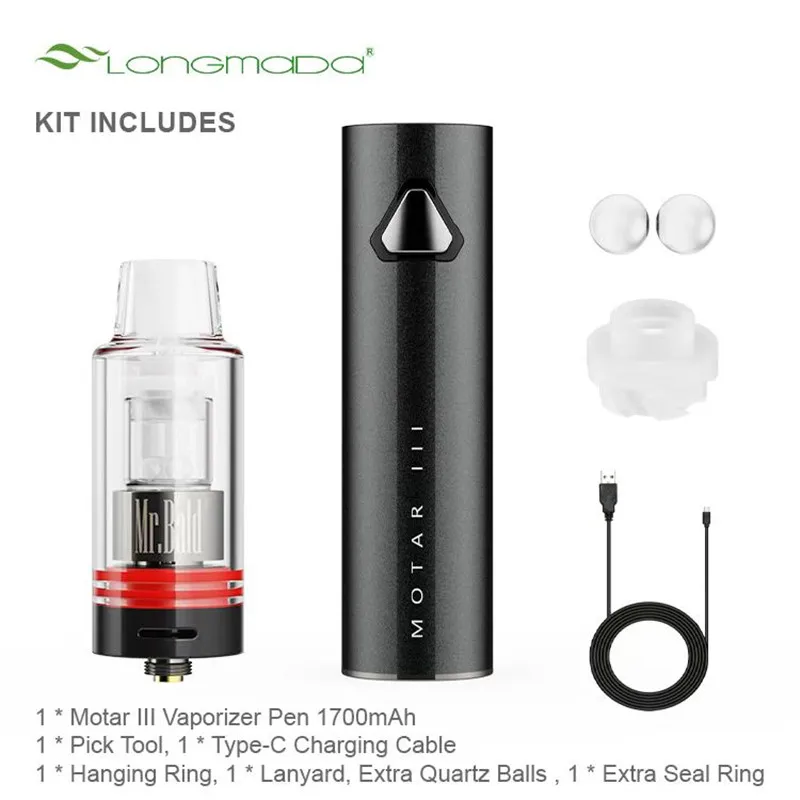 longmada motar iii wachs vape kit 1700mah batterie mit quarzt spule kahl zerstäuber temperatur regelung wiederauf ladbare batterie_S941d4d4419bd42b49c934a4f15937432l